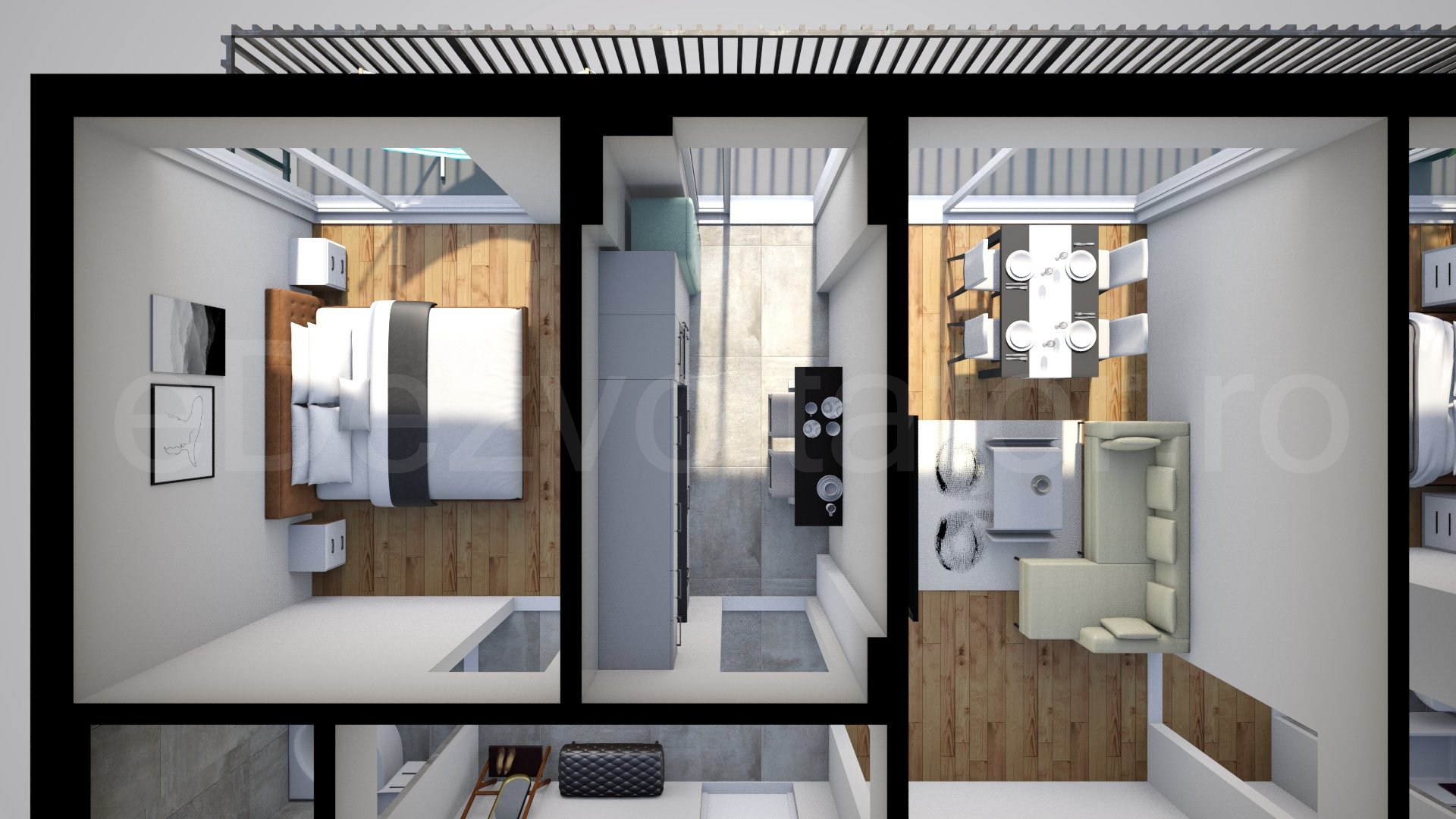 Păreri spațiu bucătărie Apartament 3 camere 87 mp Atria Urban Resort