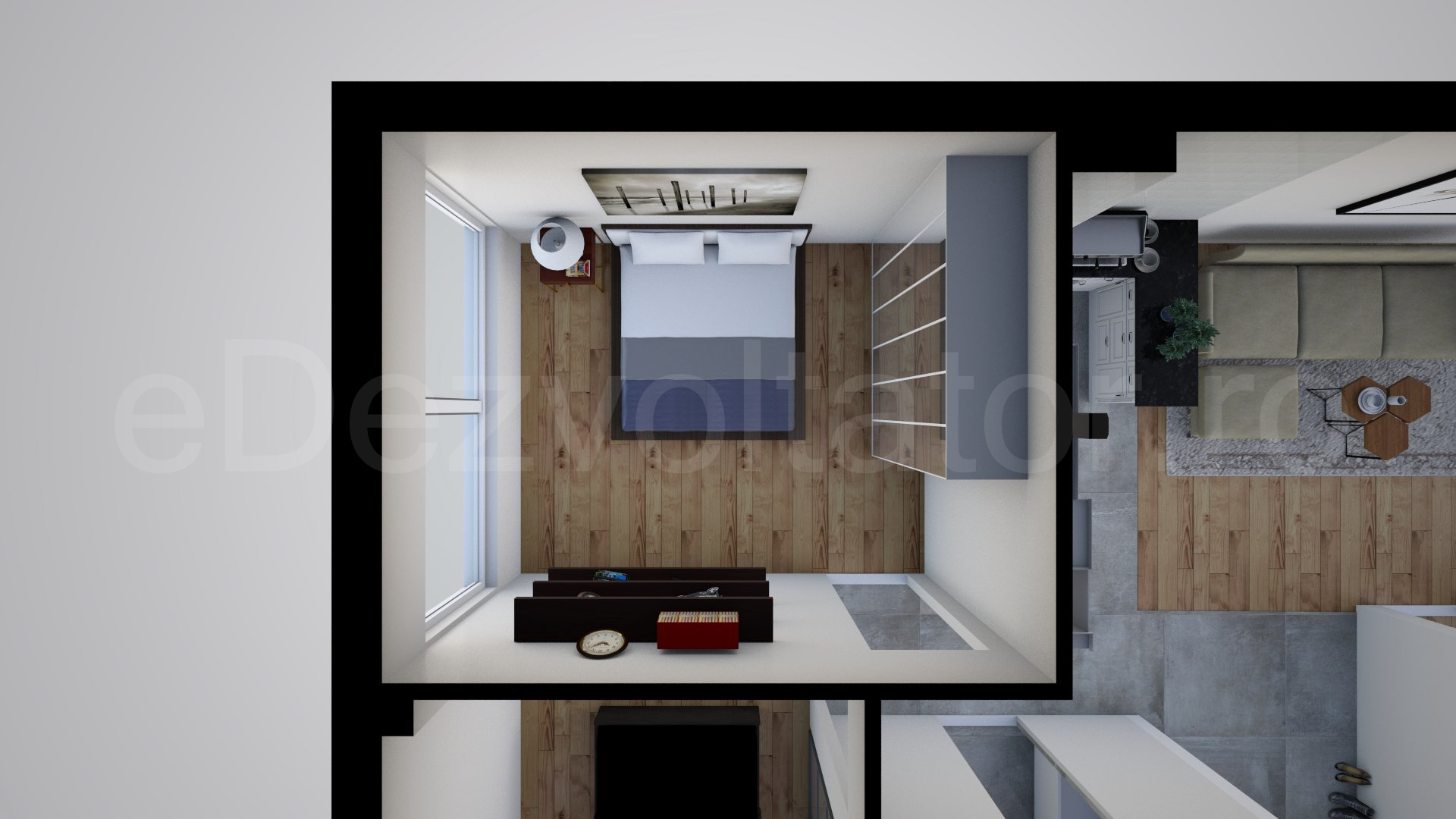 Păreri spațiu dormitor secundar Apartament 4 camere 93 mp Atria Urban Resort