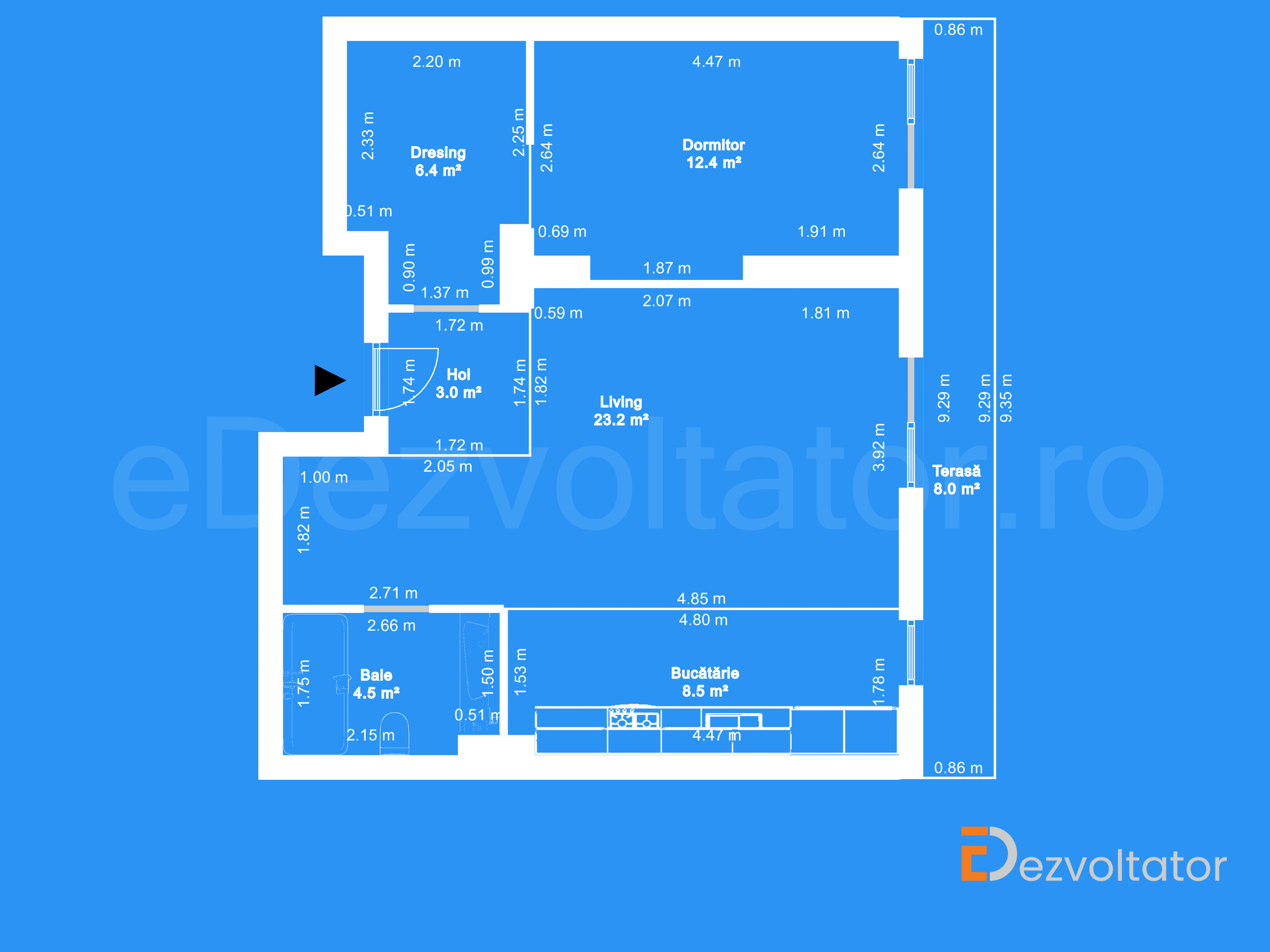 Desen Tehnic Apartament 2 Camere 66mp Avrig Park Residence