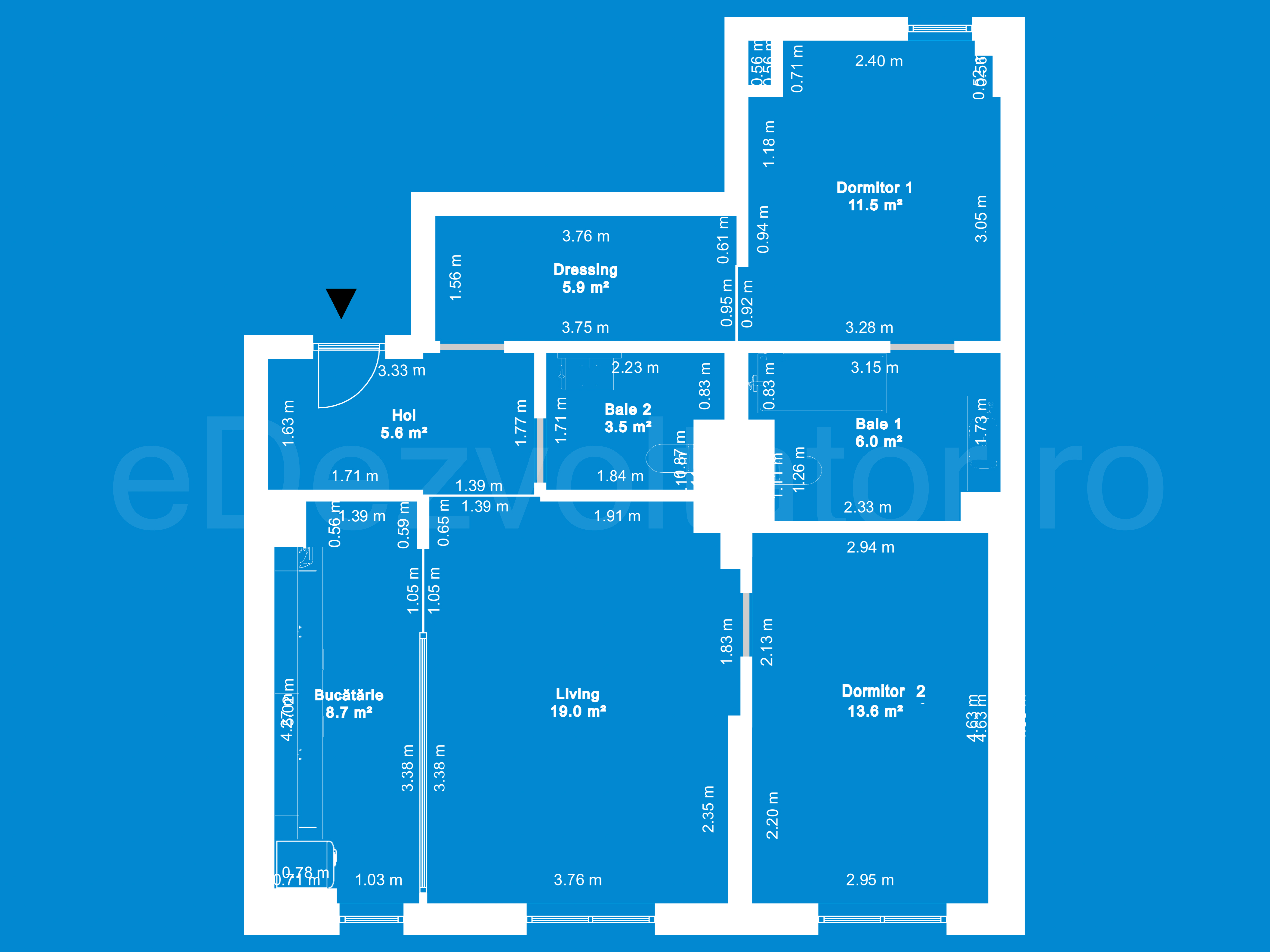 Desen Tehnic Apartament 3 Camere 74mp Avrig Park Residence