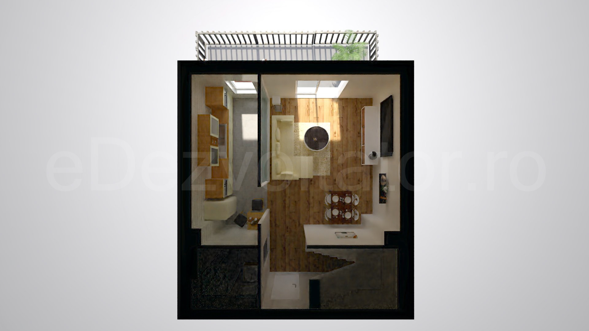 Simulare iluminat natural  Apartament 3 Camere 94mp Avrig Park Residence
