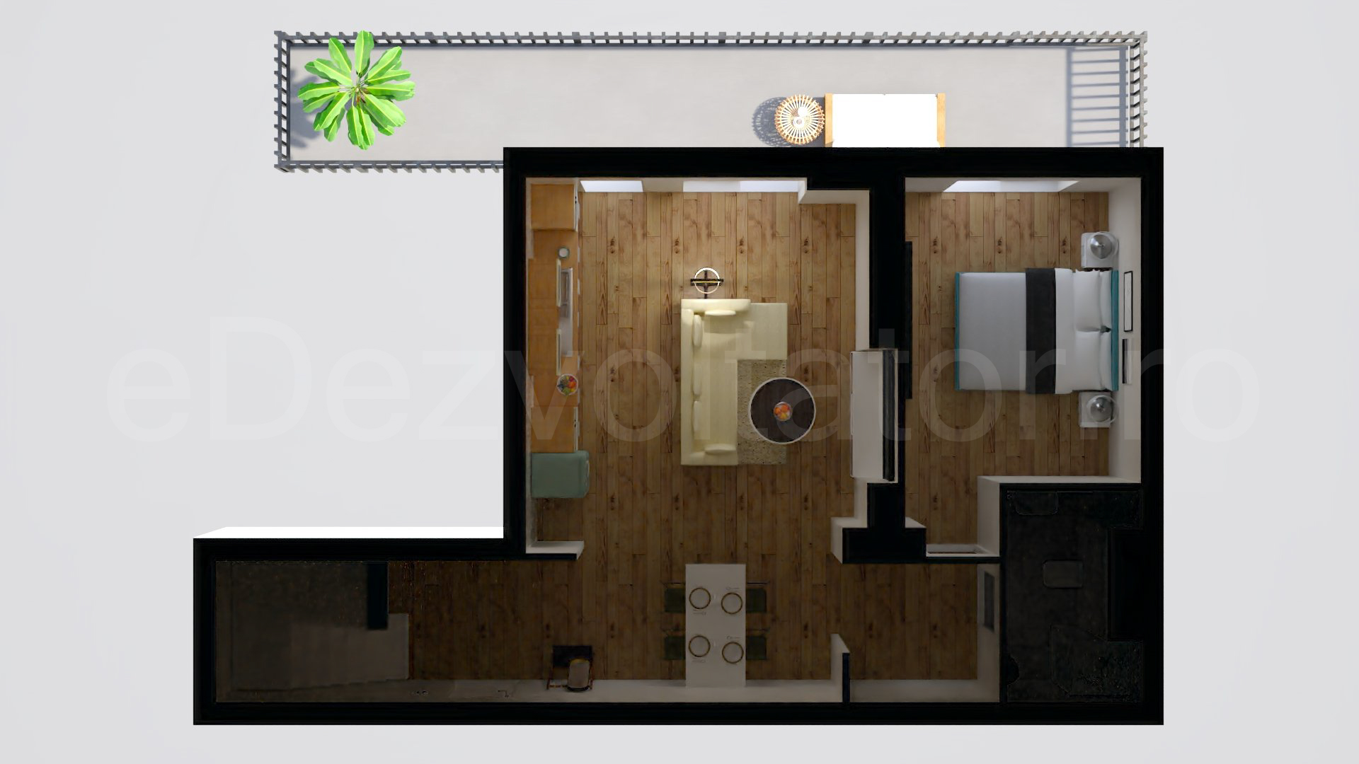 Simulare iluminat natural  Apartament 4 Camere 134mp Avrig Park Residence