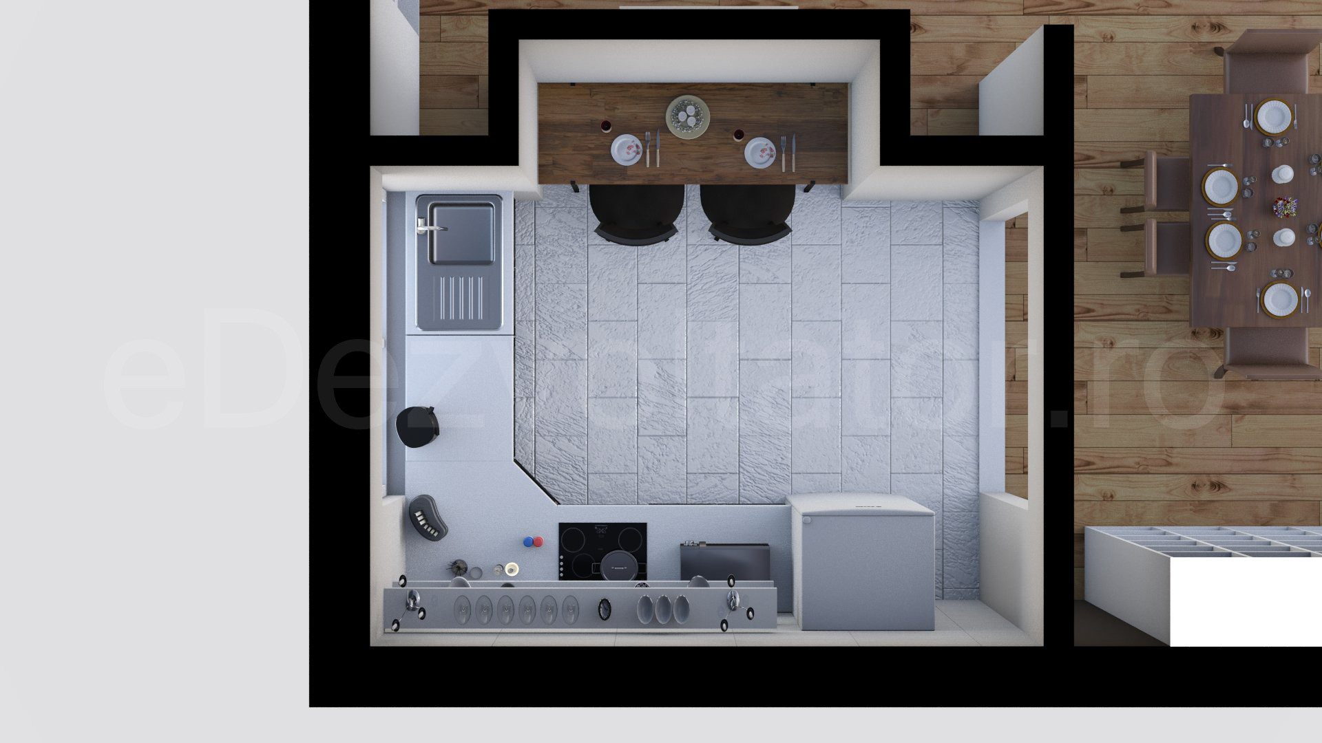 Păreri spațiu bucătărie Casă individuală cu un etaj 119 mp Summer Residence