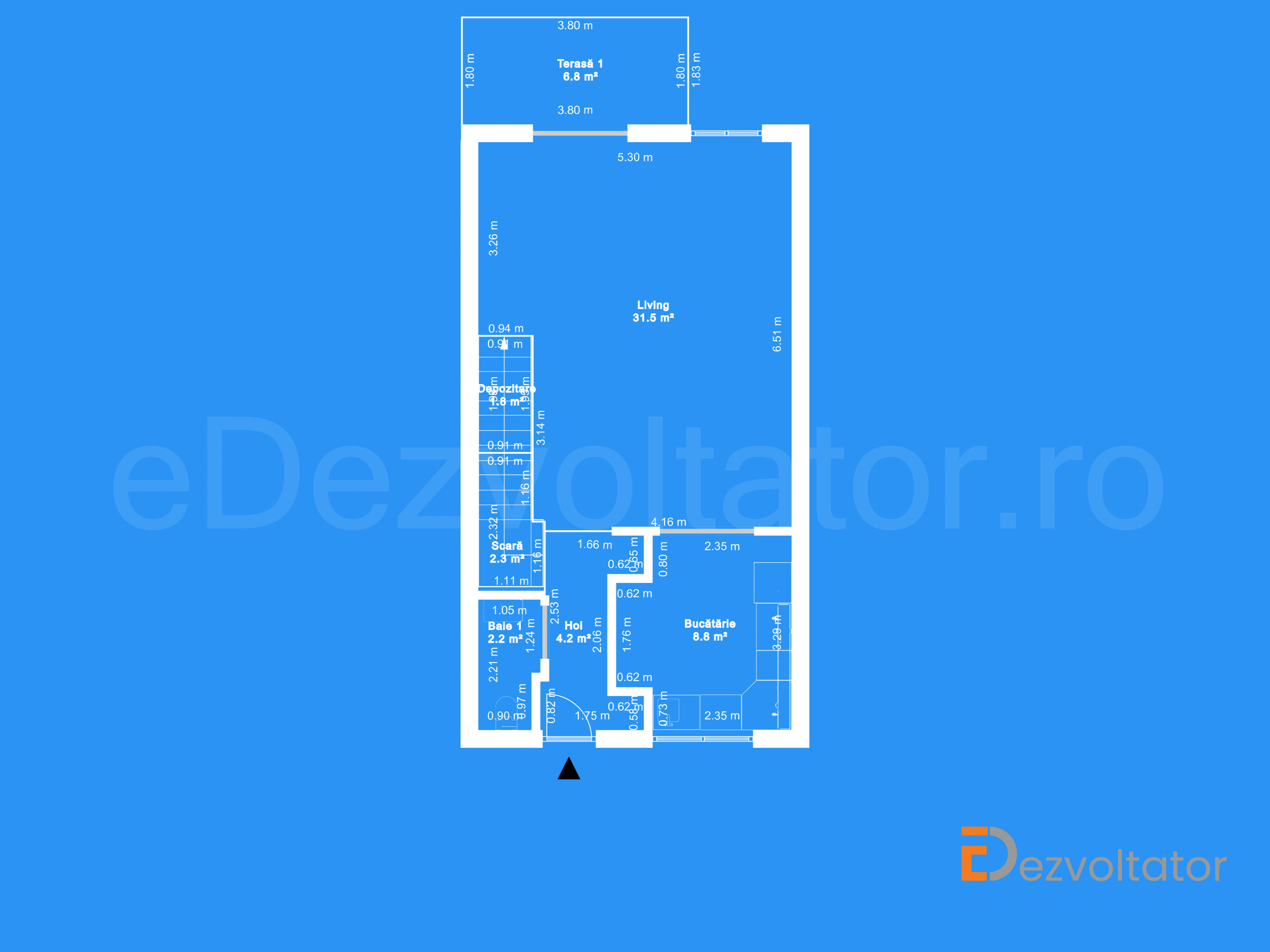 Desen Tehnic Casă individuală cu un etaj 119 mp Summer Residence - parter