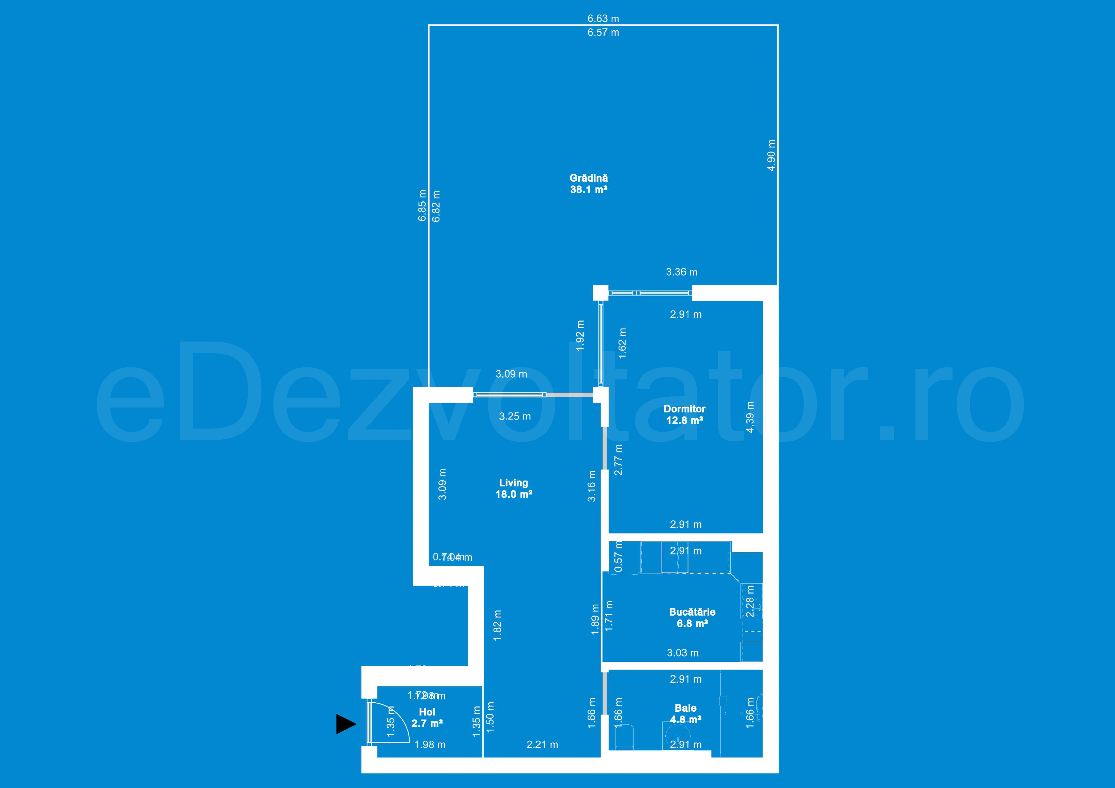 Desen Tehnic Apartament 2 Camere 84mp City Point Faza 2